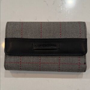 Liz Claiborne Gray and Black Wallet